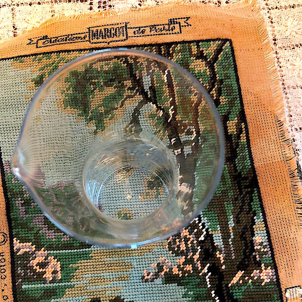 EUC- Vintage Eau Pitcher - Picture 6 of 10